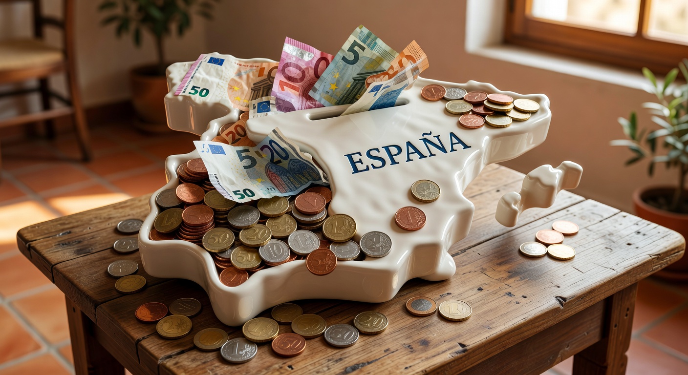 Hucha forma España ahorro