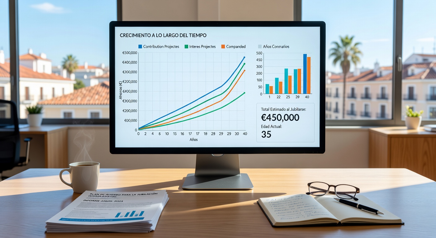 Calculadora de ahorro para jubilación en España